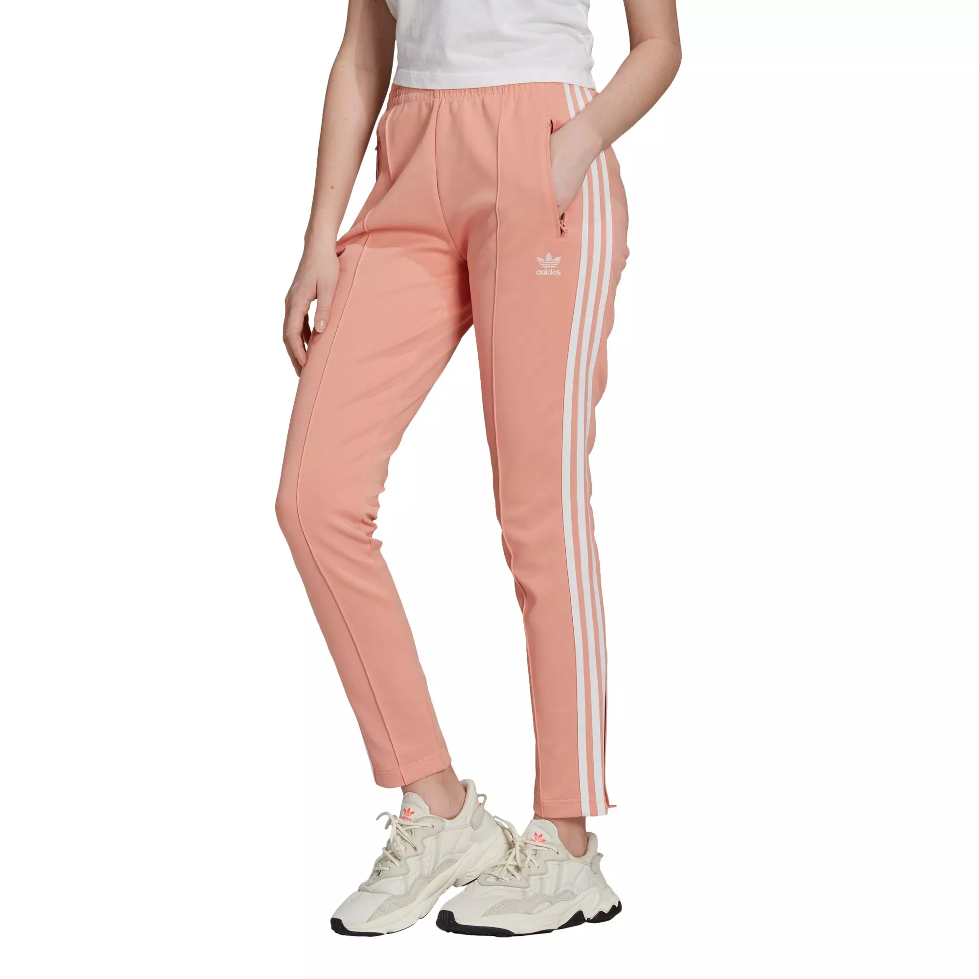 Adidas sst discount track pants pink